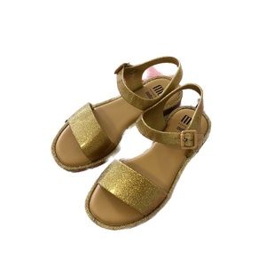 Mimi Melissa Girl Gold Sandals Size 11